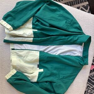 Fleo Green and Cream Blazer